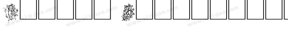 Caslon Initials字体转换